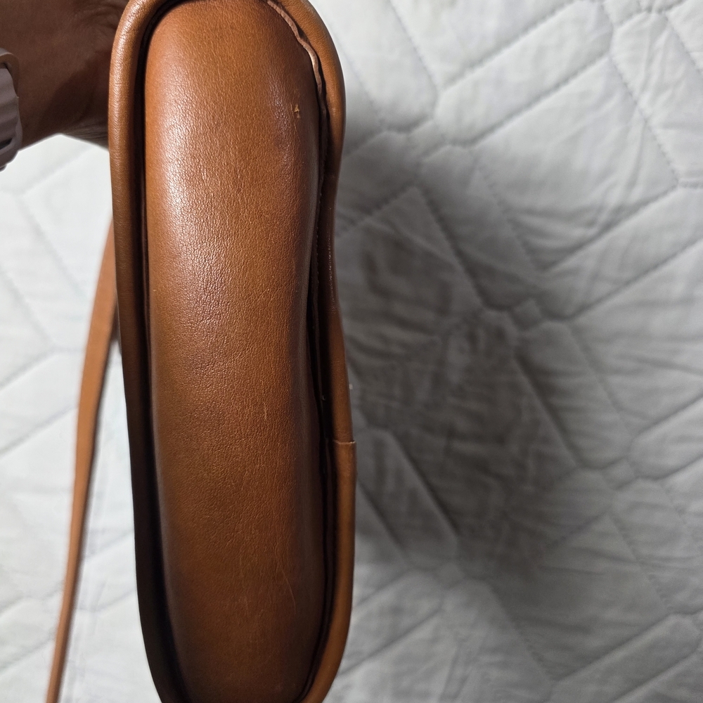 Vintage Coach Nottingham 9948 Binocular Bag Crossbody British Tan Brown USA - Picture 11 of 12